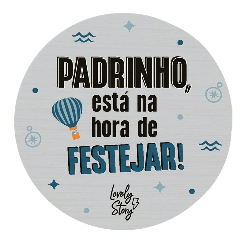 Abre garrafas Padrinho está na hora de festejar