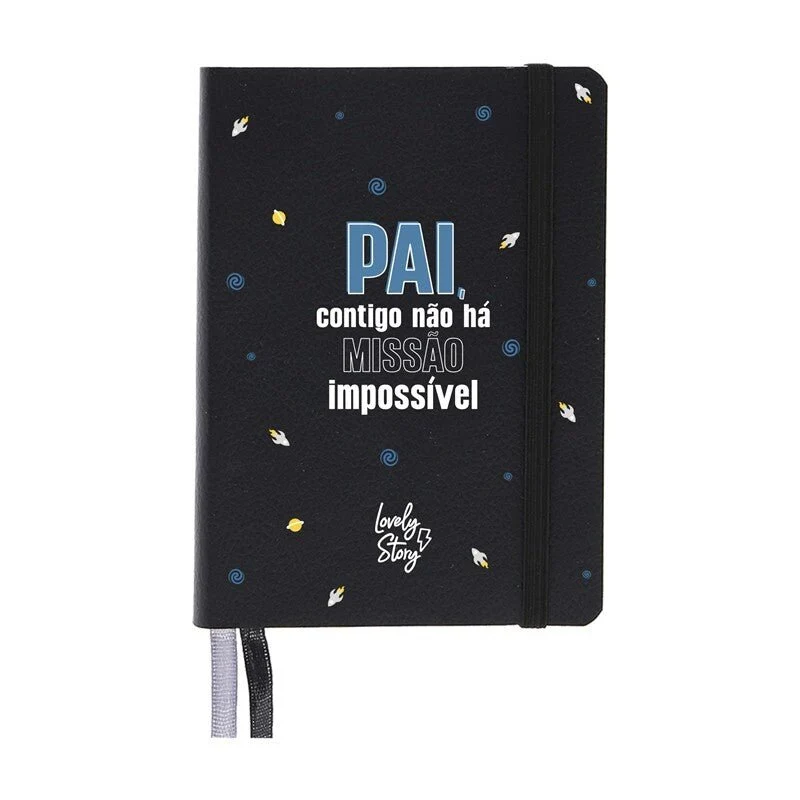 Caderno A6 - Pai - Contigo não há missão impossível