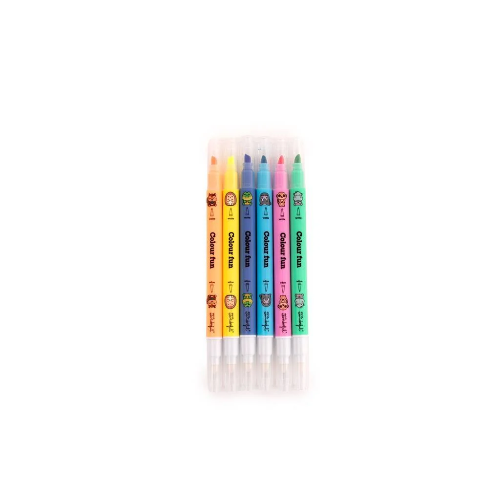 Conjunto de 6 Sublinhadores Apagáveis - Wonder Comic Mr Wonderful - Image 5