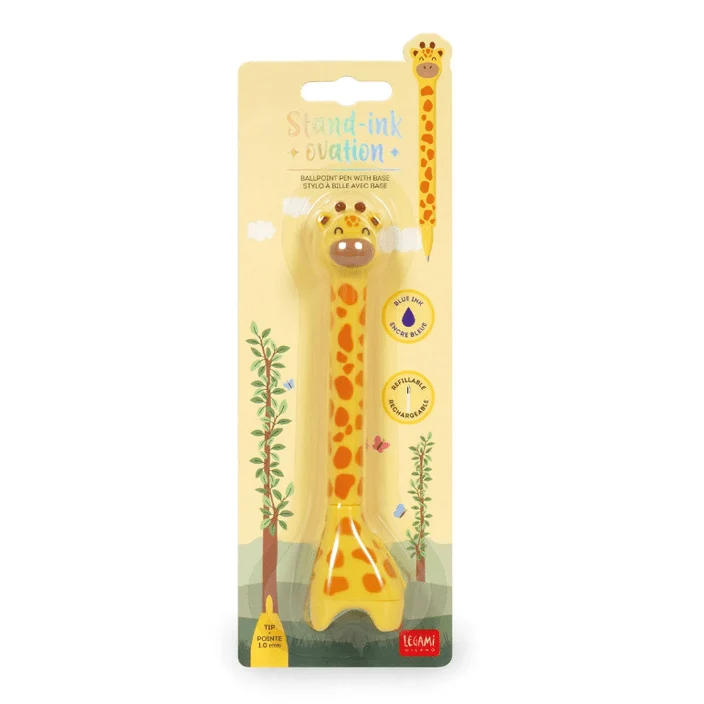 Esferográfica Girafa com Base - Stand-Ink Ovation Legami - Image 6