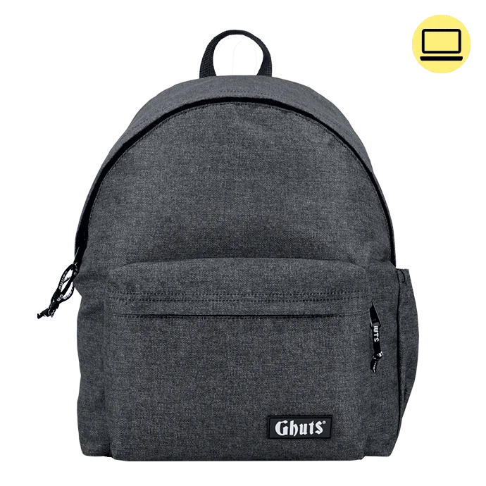 Mochila Ghuts My Ghuts PC Gravel Grey 19L | Mochila Escolar para Portátil, Escola, Universidade e Viagem