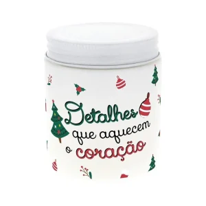 Vela de Natal "Detalhes que aquecem o coração"